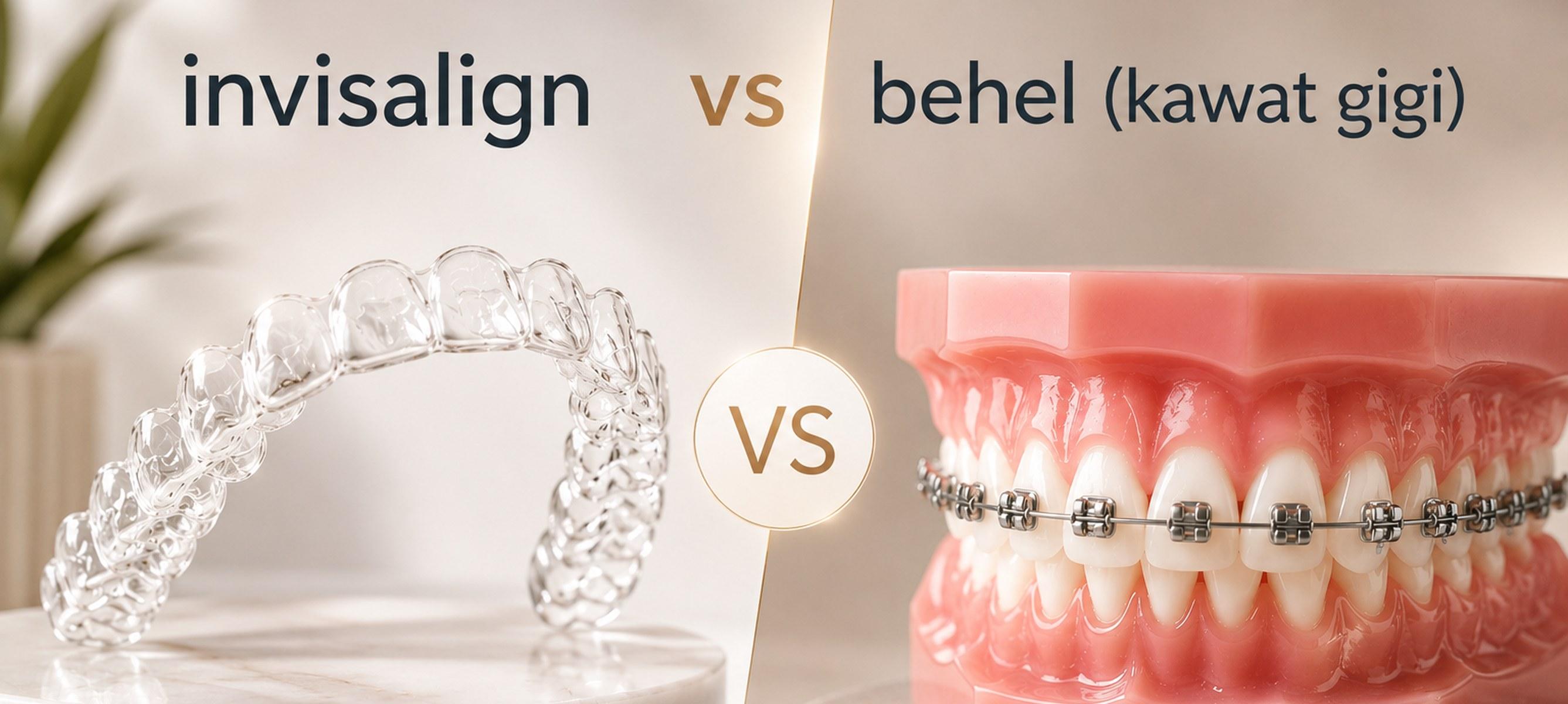 Invisalign vs Behel: Mana yang Lebih Tepat untuk Anda?
